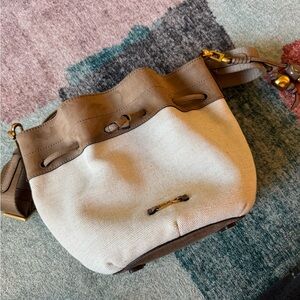 Donn Karen canvas bucket bag